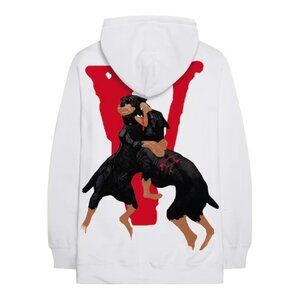 VLONE CITY MORGUE DOG HOODIE WHITE